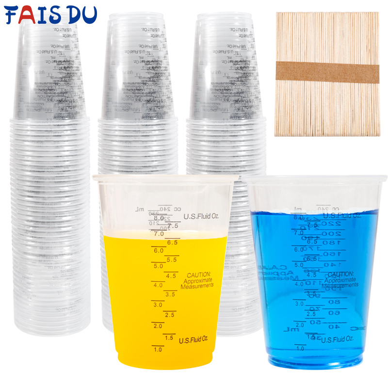 Resin Mixing Cup - FAIS DU 8oz Disposable Measuring Cups