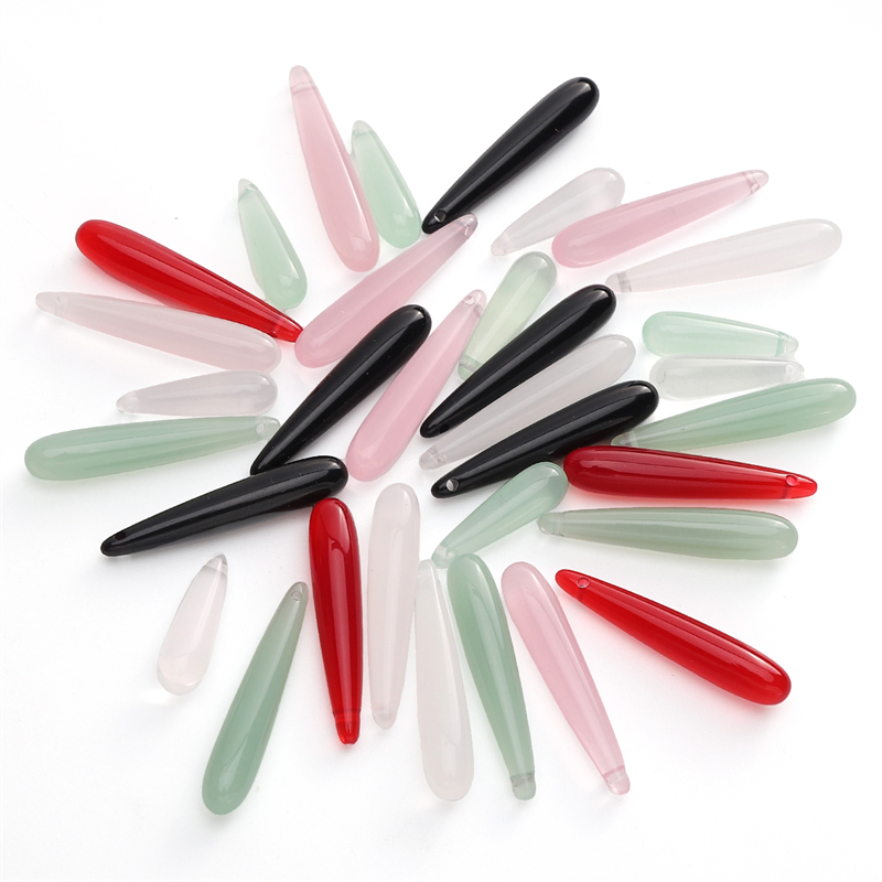 Resin Art Diy Kit - 5pcs Beads Resin Teardrop Shape Loose