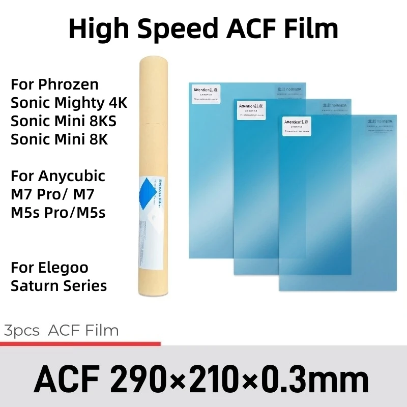 Resin Art Pro - 3Pcs ACF Film A4 Size 210*290mm