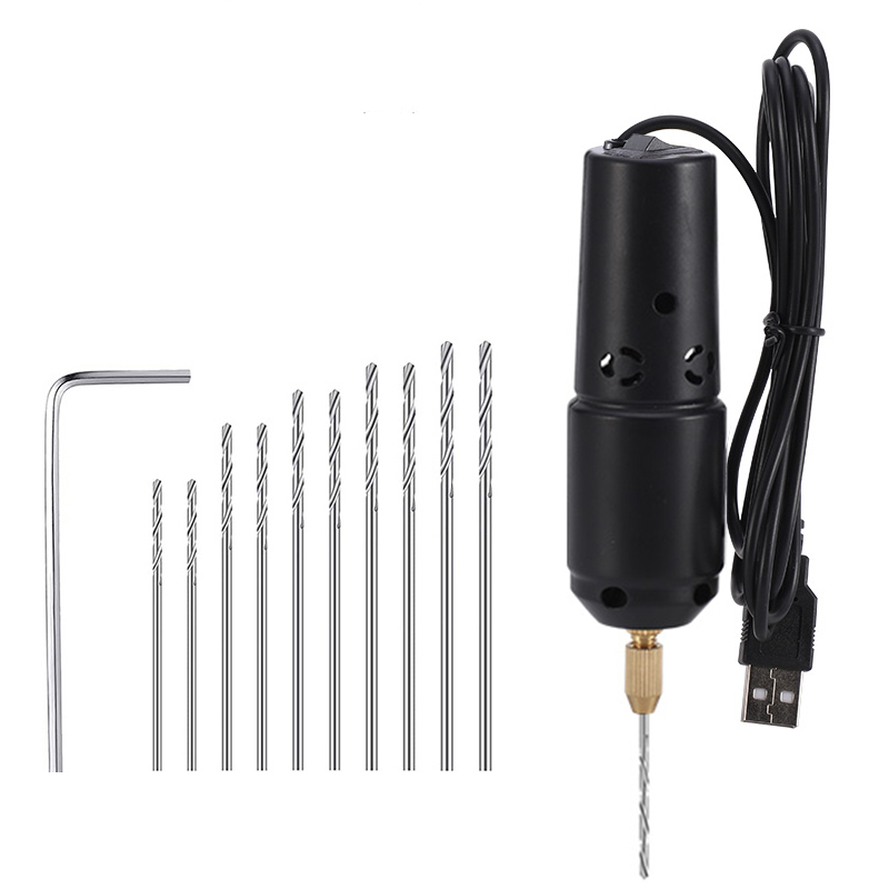 Resin Art Drill Machine - Mini Electric USB Drill Portable Handheld