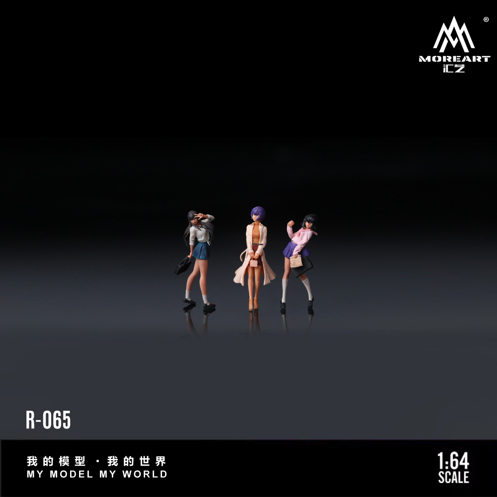 Resin Art Resin - More Art 1:64 Dynamic Girl Doll