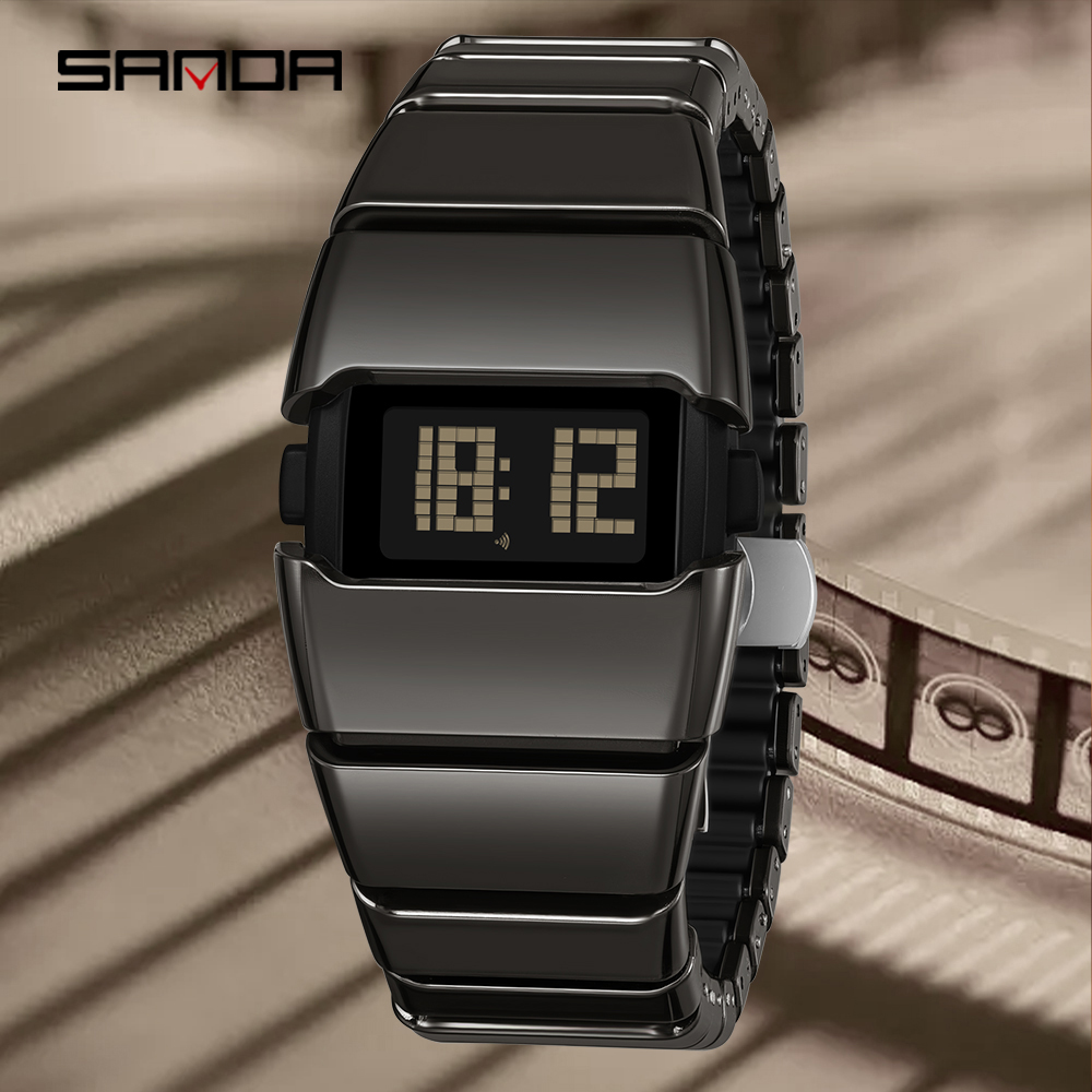 Resin Art Underwater - SANDA Y2K Retro Electronic Watch 5ATM