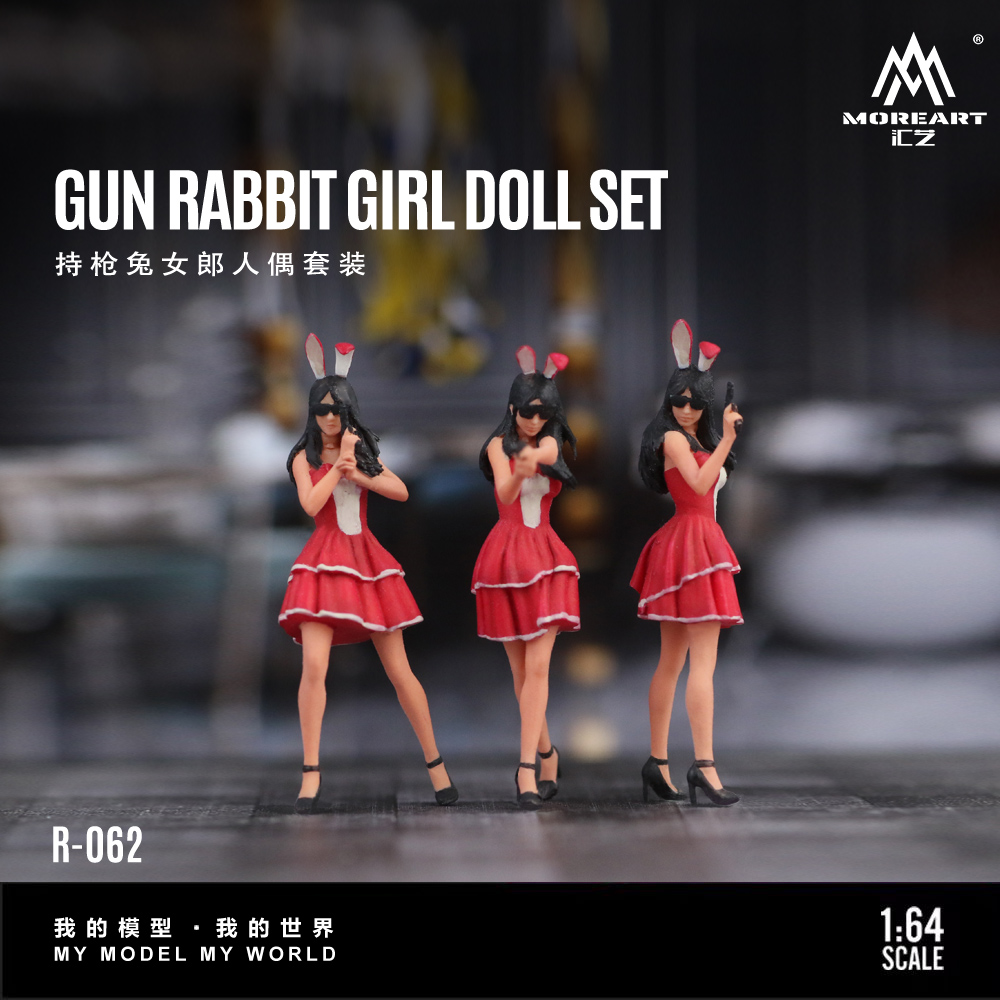 Resin Art Resin - More Art 1:64 The Bunny Girl