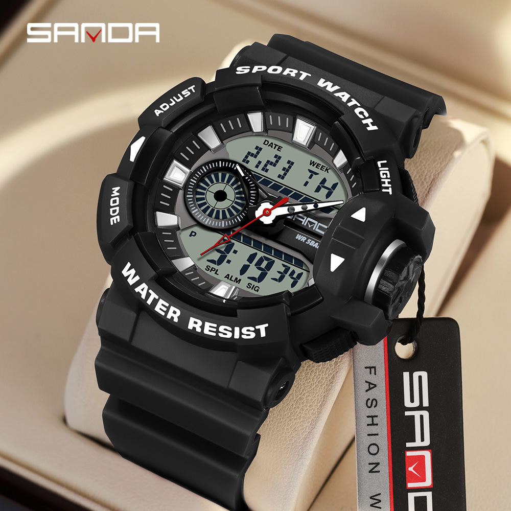 SANDA 3310 Fashion Men's Elect - Resin Art Underwater 评论和价格