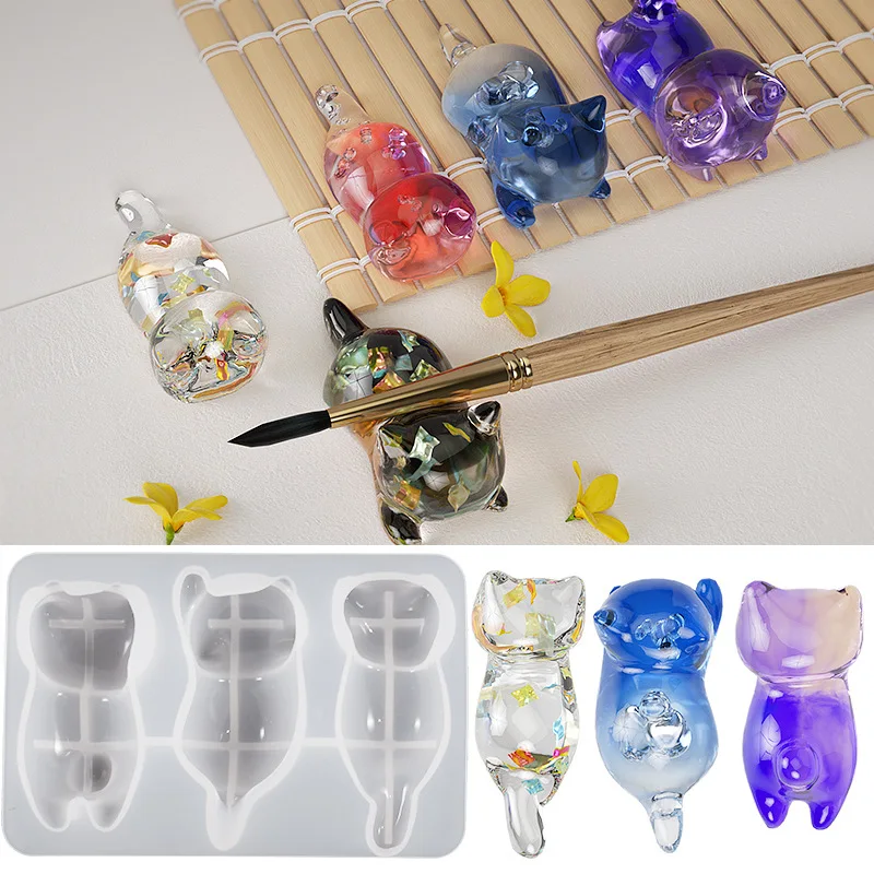 3D Cat Crystal Epoxy Resin Mol - Resin Mixing Cup 评论和价格