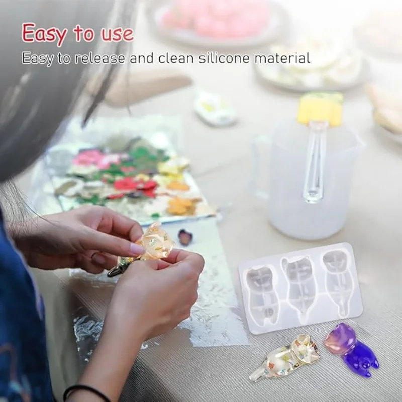 3D Cat Crystal Epoxy Resin Mol - Resin Mixing Cup 评论和价格