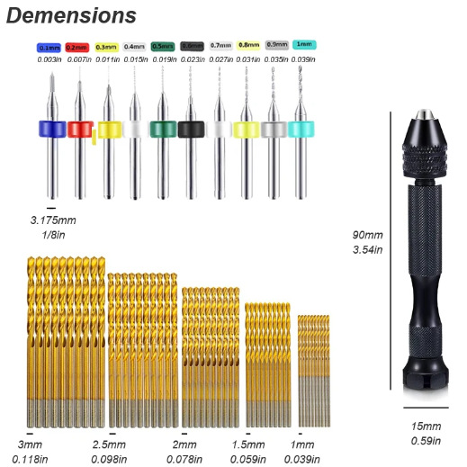 Micro Mini Pin Vise Hand Drill - Resin Art Drill Machine 评论和价格