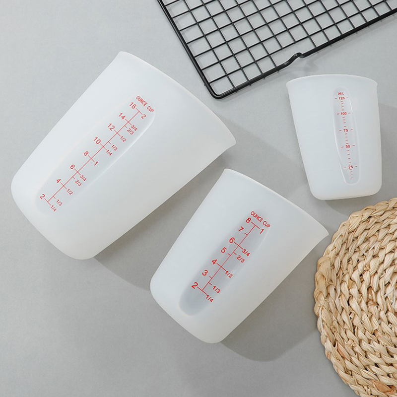 125/250/500ml Silicone Measuri - Resin Mixing Cup 评论和价格