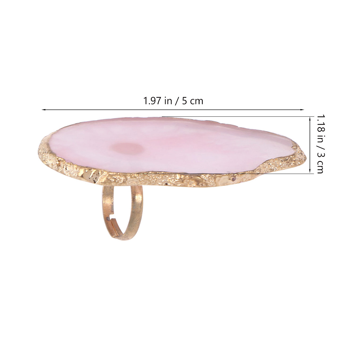 Mini Finger Ring Nail Art Pale - Resin Art Ring Design 评论和价格