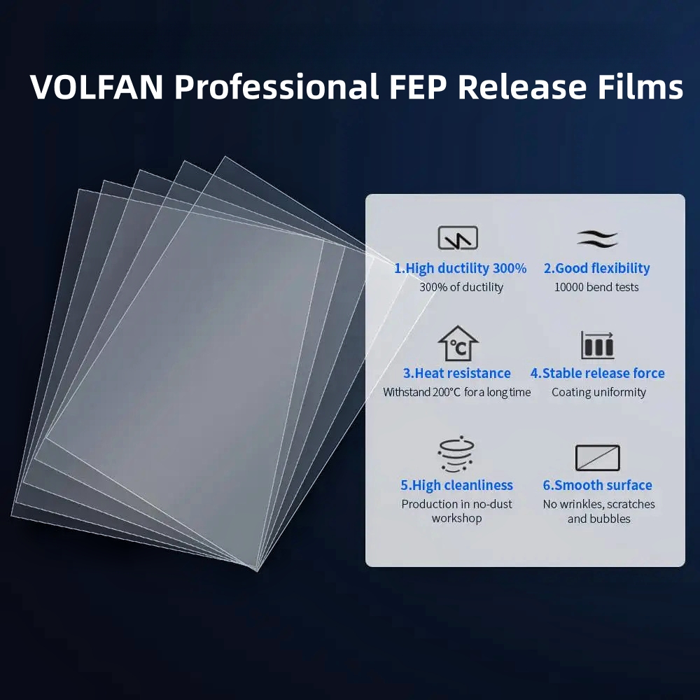 5 Pcs Fep Film 10.1 Inch 278x1 - Resin Art Pro 评论和价格