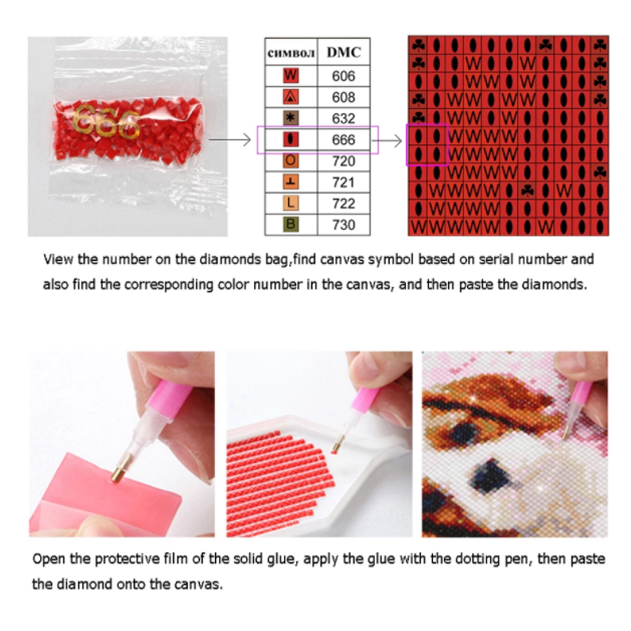 5D Diy Diamond Painting Fantas - Resin Art World 评论和价格
