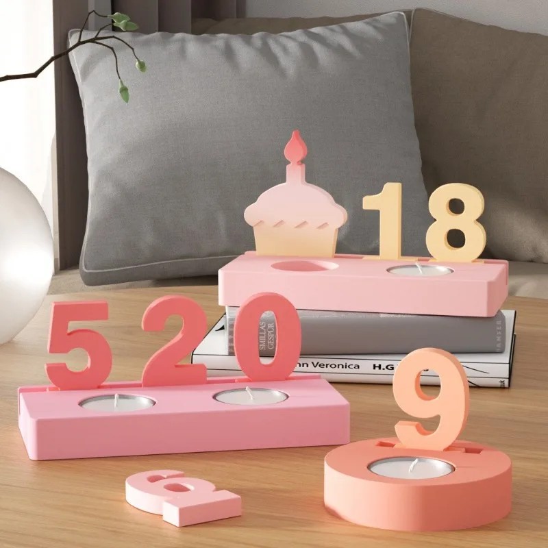 2pc Birthday Cake Silicones Mo - Resin Art Resin 评论和价格