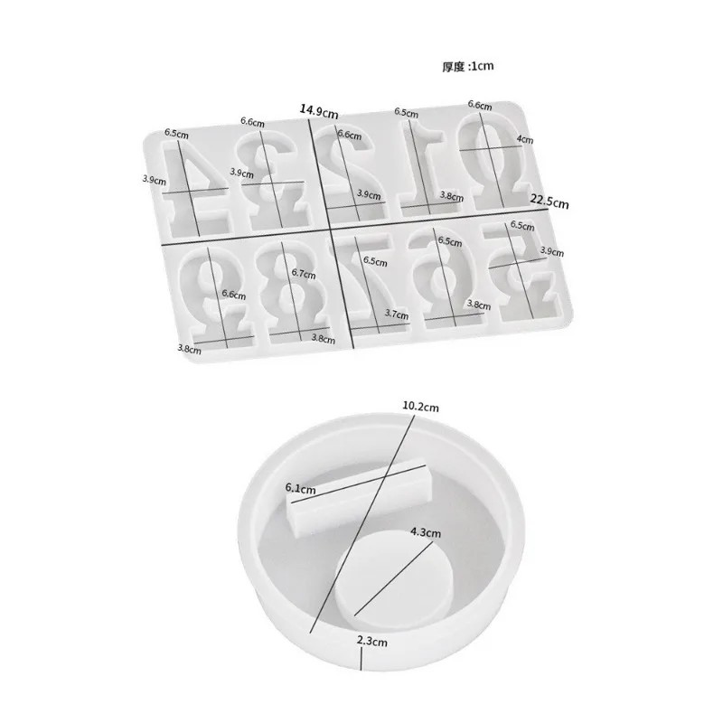 2pc Birthday Cake Silicones Mo - Resin Art Resin 评论和价格