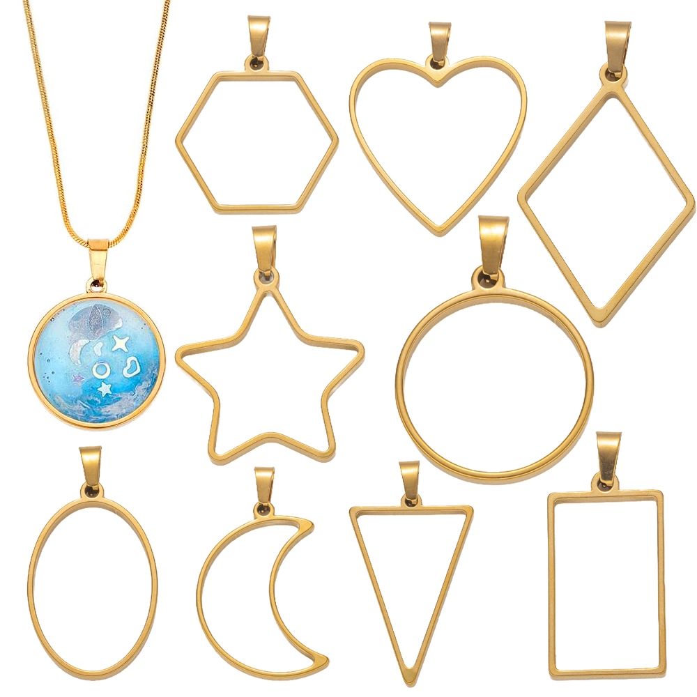 5pcs Stainless Steel Open Back - Resin Art Diy Kit 评论和价格