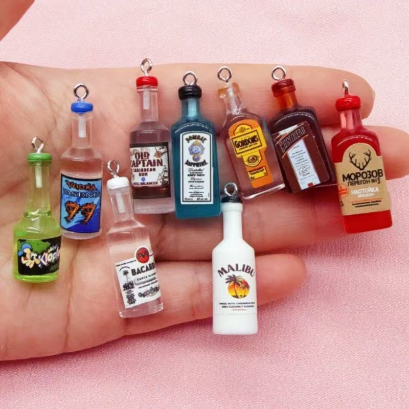 11pcs Mini Simulation Resin 3D - Resin Art Pendant 评论和价格