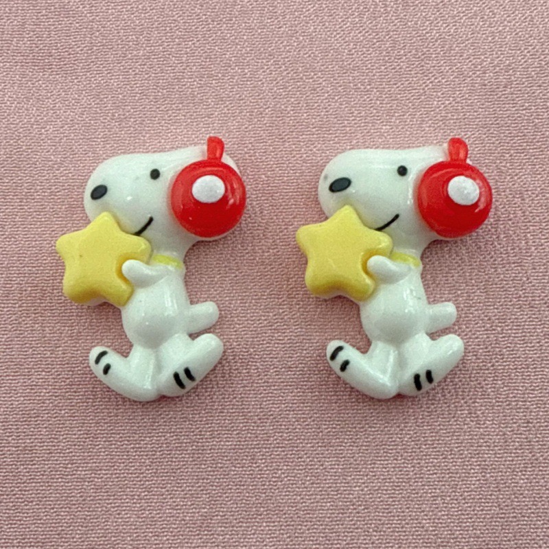 10pcs resin cute little dog pe - Resin Art Pendant 评论和价格