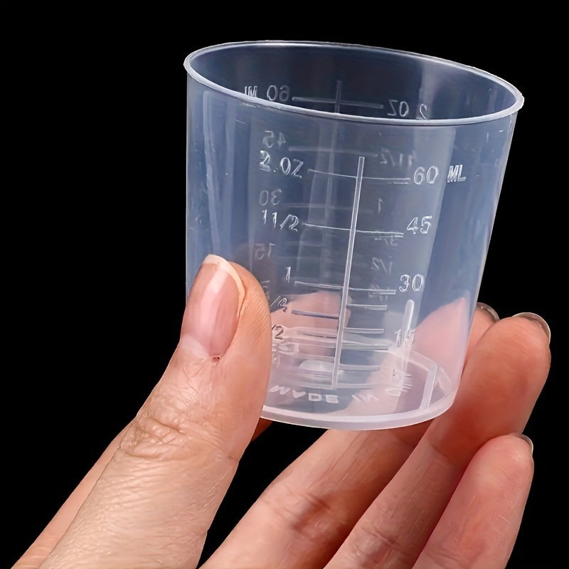 50Pcs Graduated Cup Clear Epox - Resin Mixing Cup 评论和价格