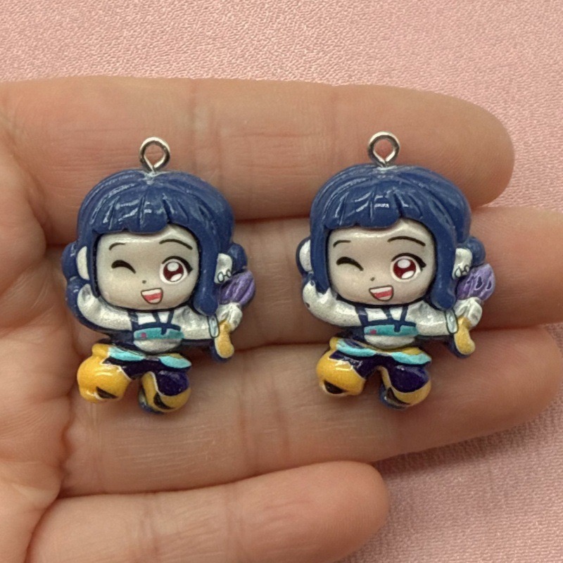 10pcs resin cartoon pendant, D - Resin Art Pendant 评论和价格
