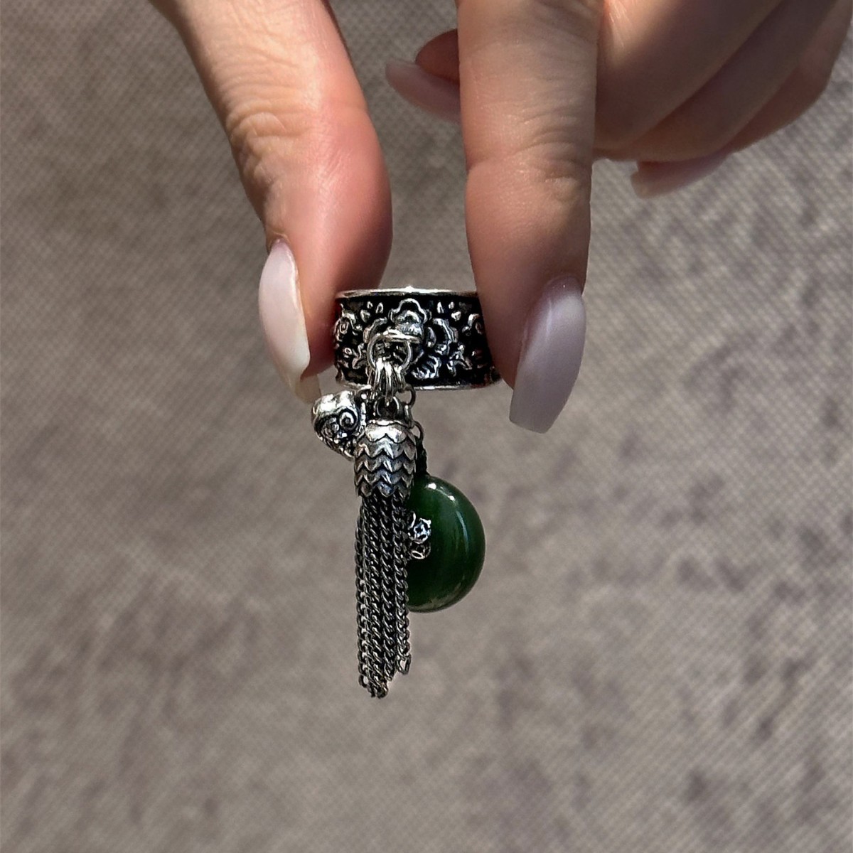 WJFH-ARTS New Chinese Style Vi - Resin Art Ring Design 评论和价格
