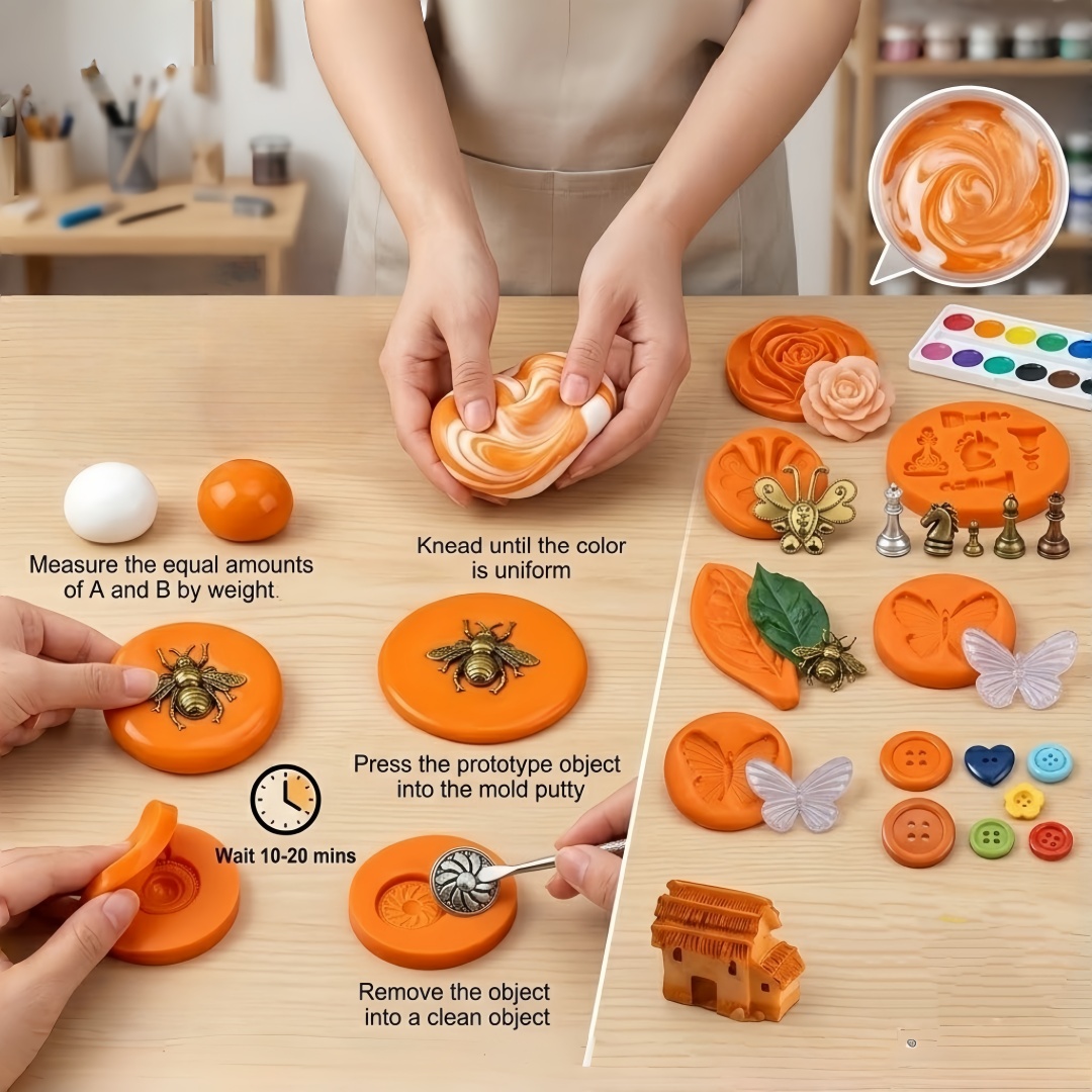 Silicone Putty DIY Crafting Se - Resin Art Resin 评论和价格
