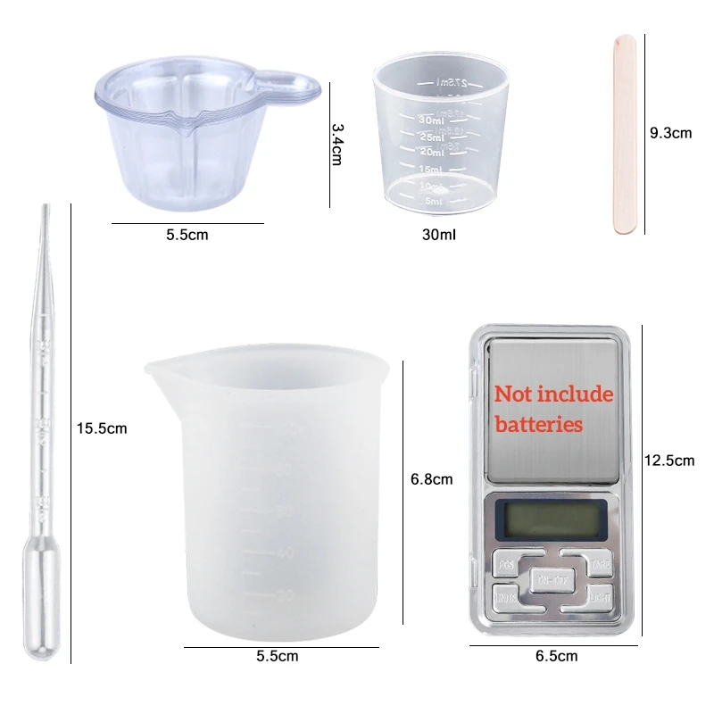 Epoxy Resin Kit Crystal Clear  - Resin Mixing Cup 评论和价格