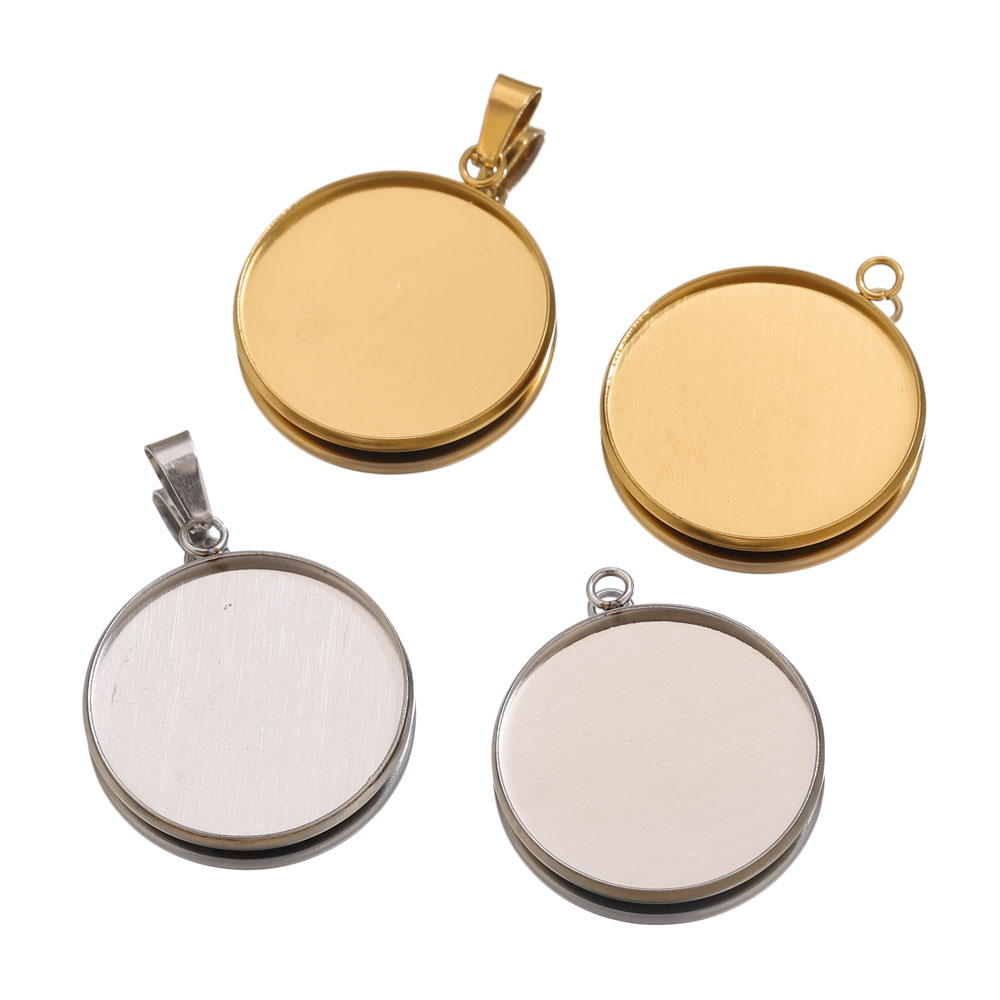 10pcs Stainless Steel Gold Pen - Resin Art Pendant 评论和价格