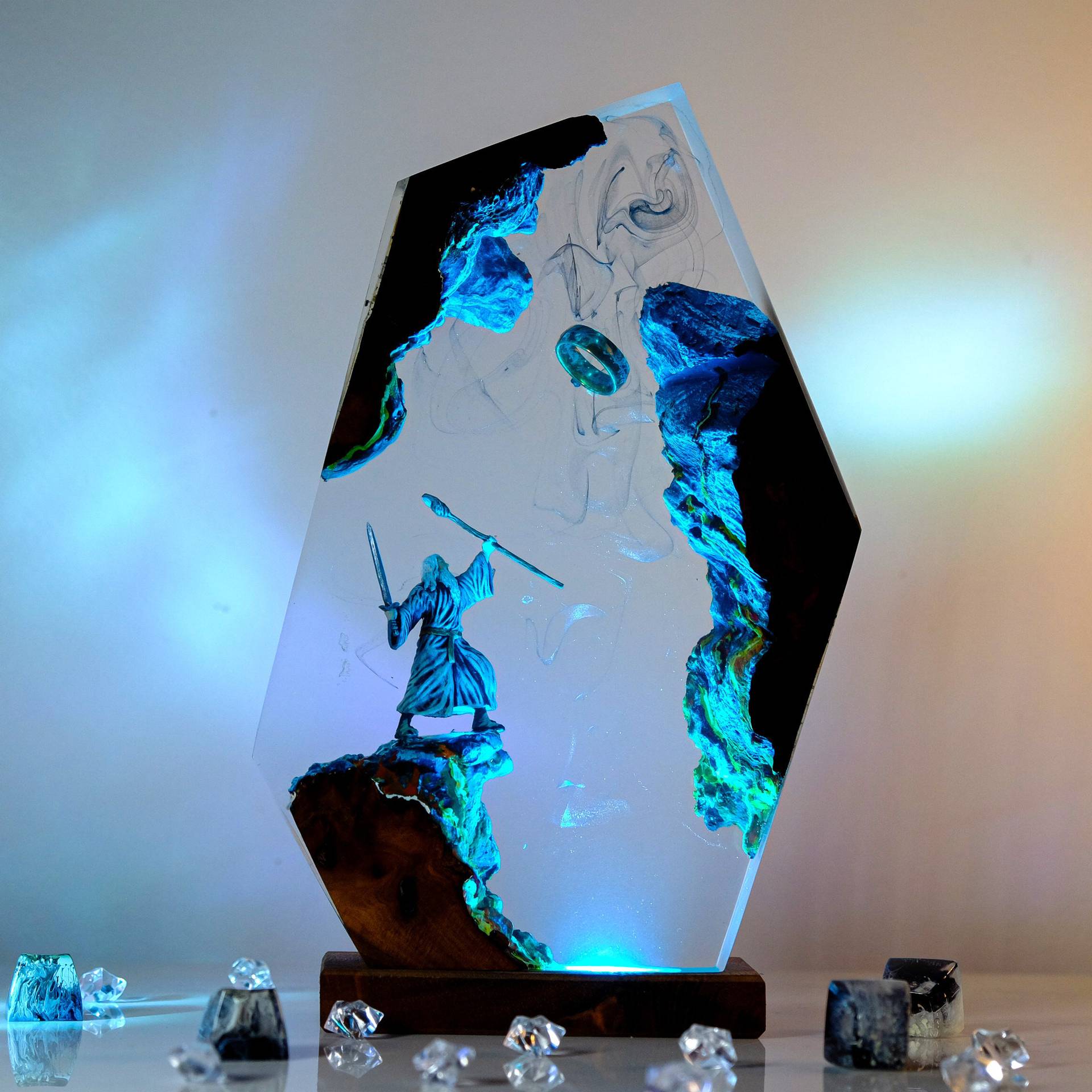 Movie Scence Figure Table Resi - Resin Art Resin 评论和价格