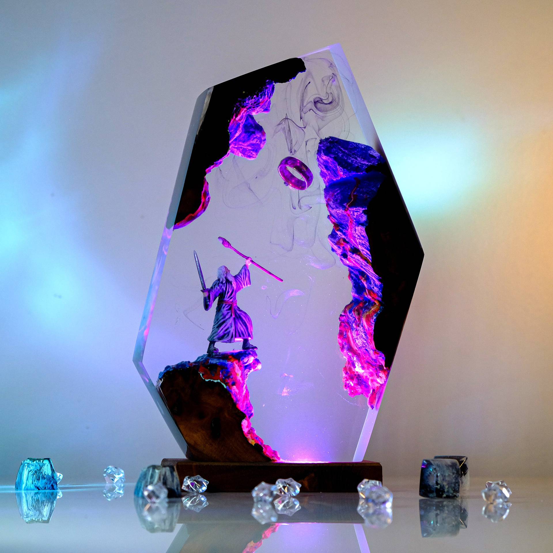 Movie Scence Figure Table Resi - Resin Art Resin 评论和价格