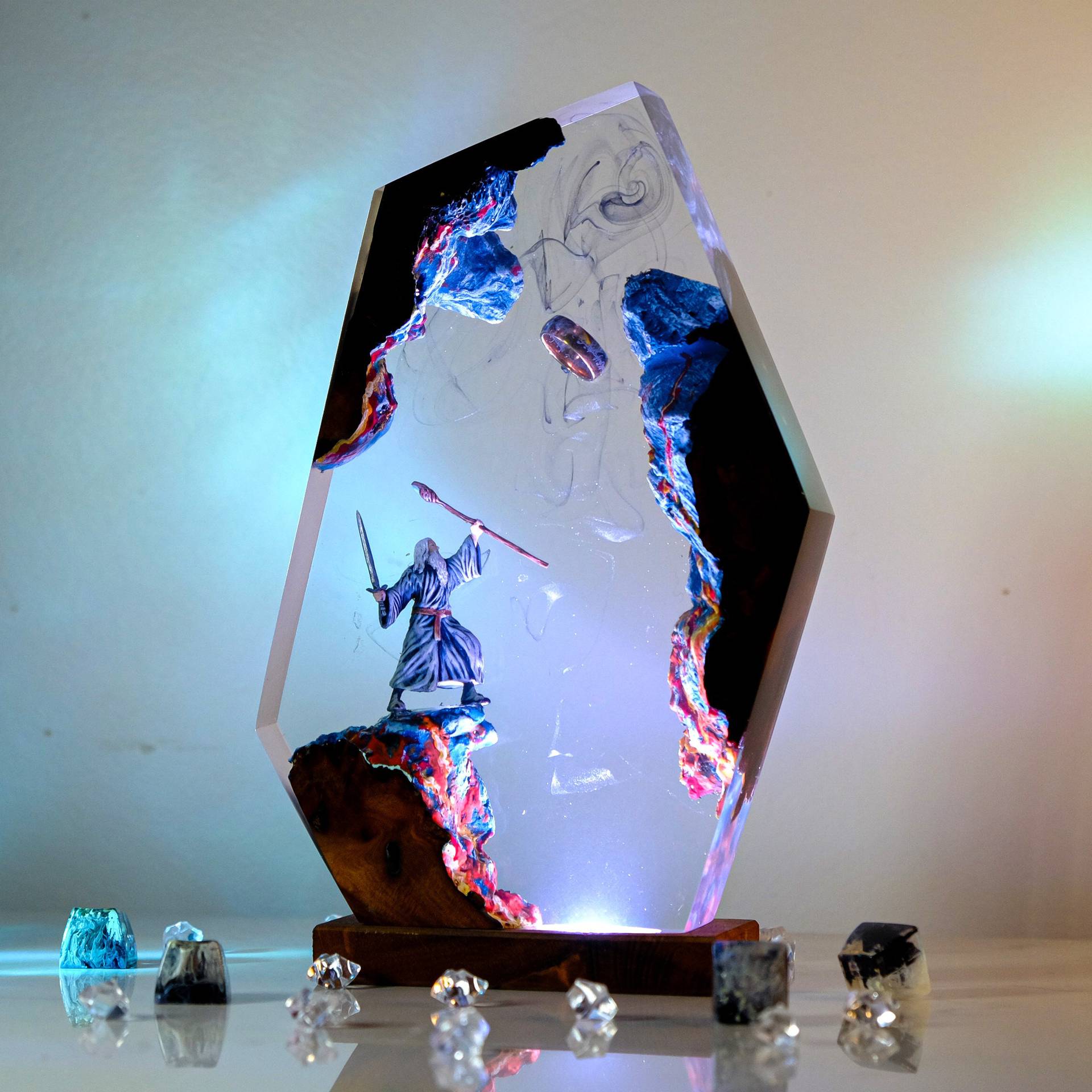 Movie Scence Figure Table Resi - Resin Art Resin 评论和价格