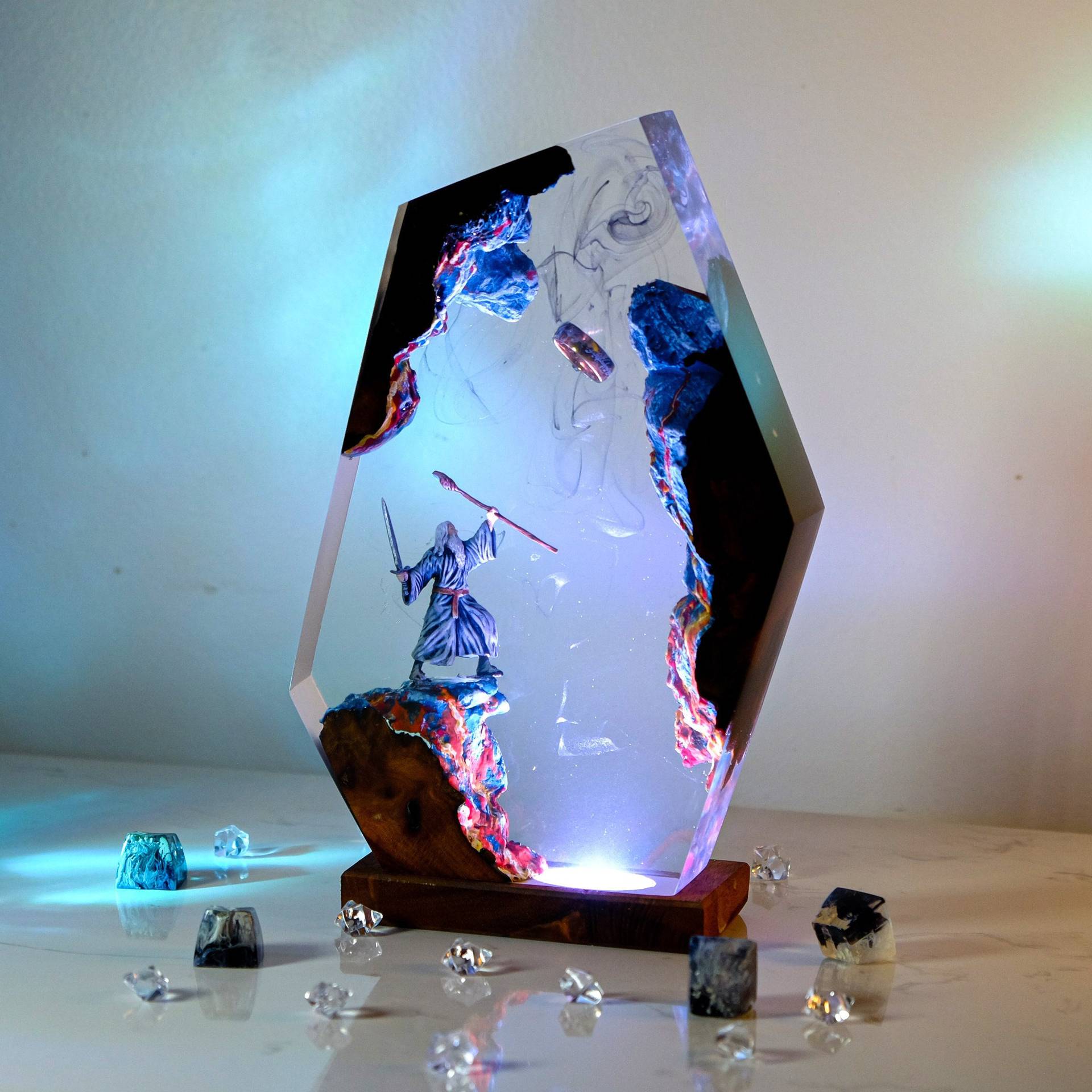 Movie Scence Figure Table Resi - Resin Art Resin 评论和价格