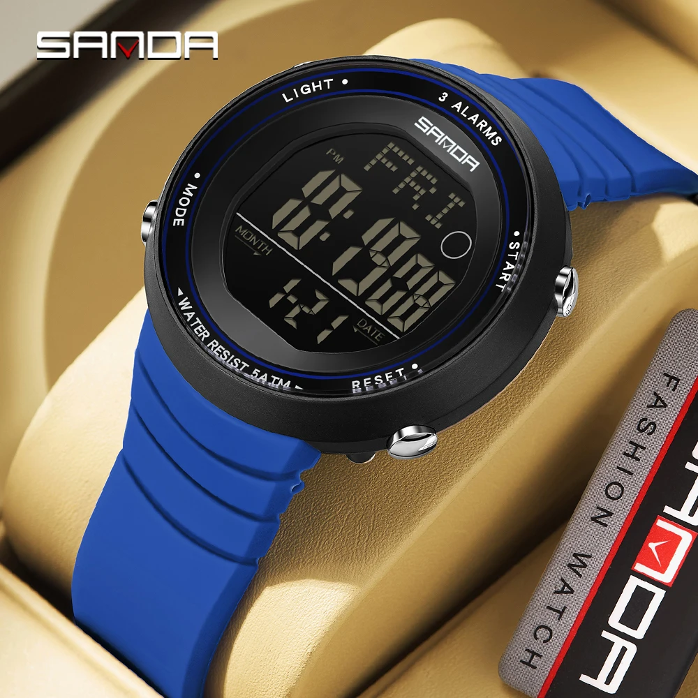 SANDA Digital Sport Watch for  - Resin Art Underwater 评论和价格