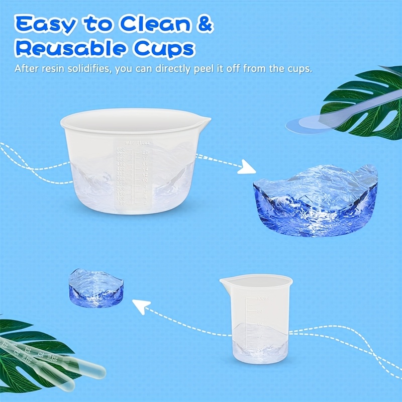 Silicone Resin Mixing Measurin - Resin Mixing Cup 评论和价格