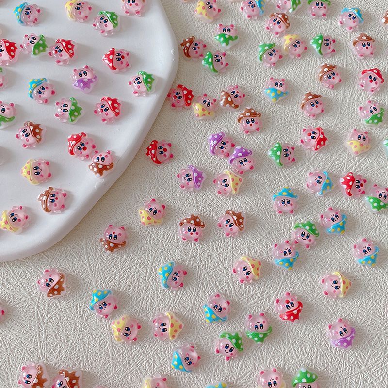 2/10/20pcs Kirby Nail Charms 3 - Resin Art Resin 评论和价格