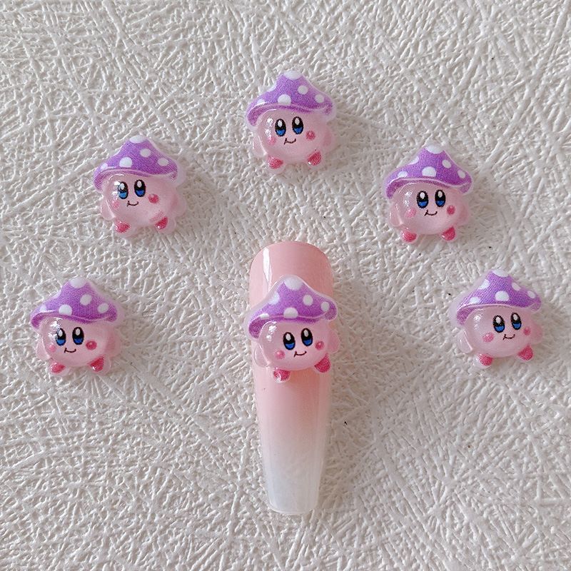 2/10/20pcs Kirby Nail Charms 3 - Resin Art Resin 评论和价格