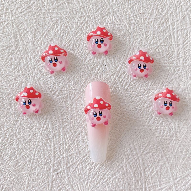 2/10/20pcs Kirby Nail Charms 3 - Resin Art Resin 评论和价格