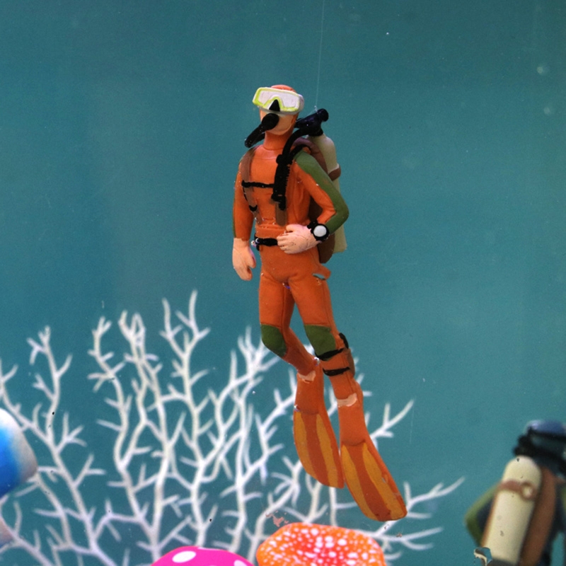 Aquarium Diver Decoration Floa - Resin Art Underwater 评论和价格
