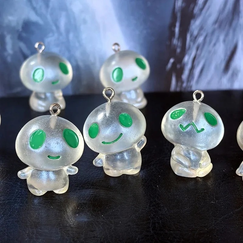 7Pcs Glow In The Dark Alien Re - Resin Art Pendant 评论和价格