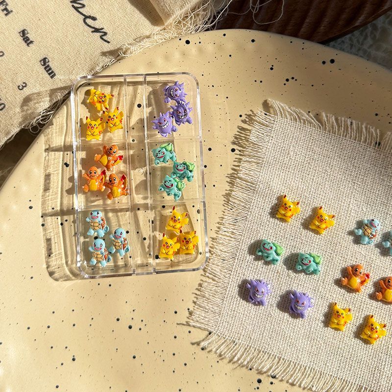 Pokemon nail art accessories,  - Resin Art Resin 评论和价格