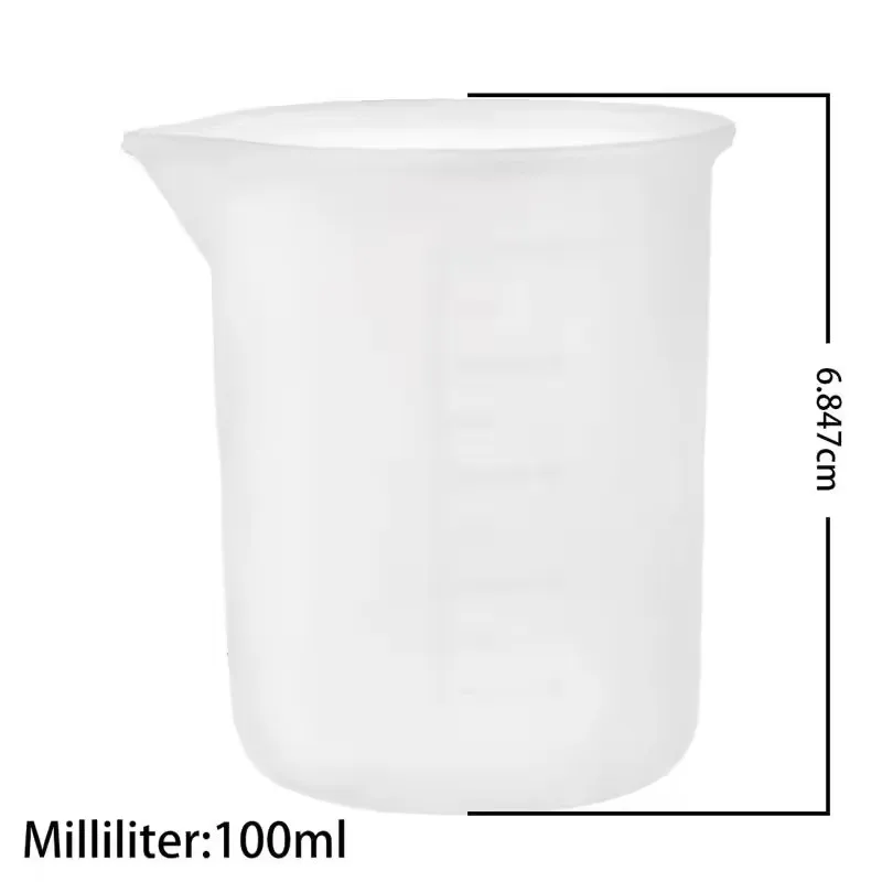 5pcs 100ml Silicone Measuring  - Resin Mixing Cup 评论和价格