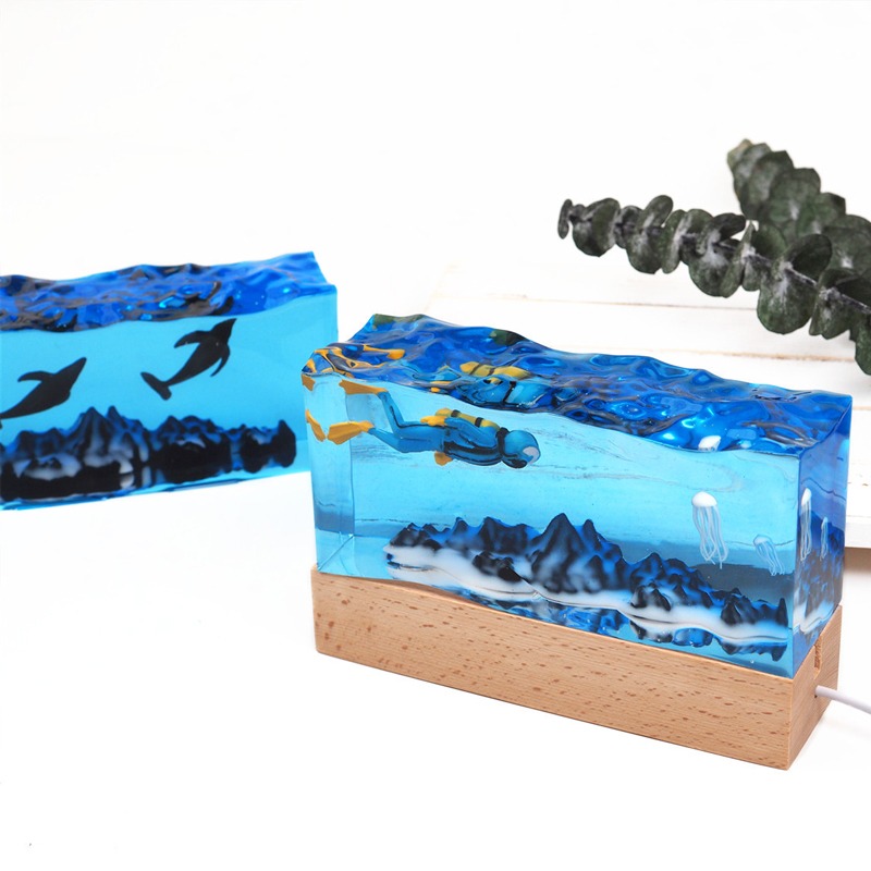 DIY Resin Craft Light Underwat - Resin Art Underwater 评论和价格