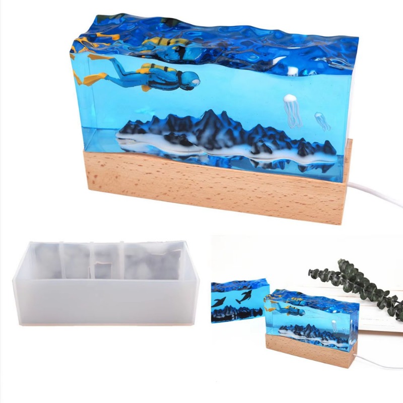 DIY Resin Craft Light Underwat - Resin Art Underwater 评论和价格