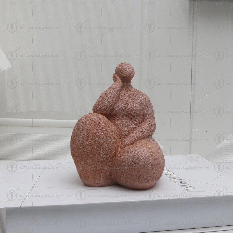 1pc, Sandstone Resin  Chubby W - Resin Art Resin 评论和价格