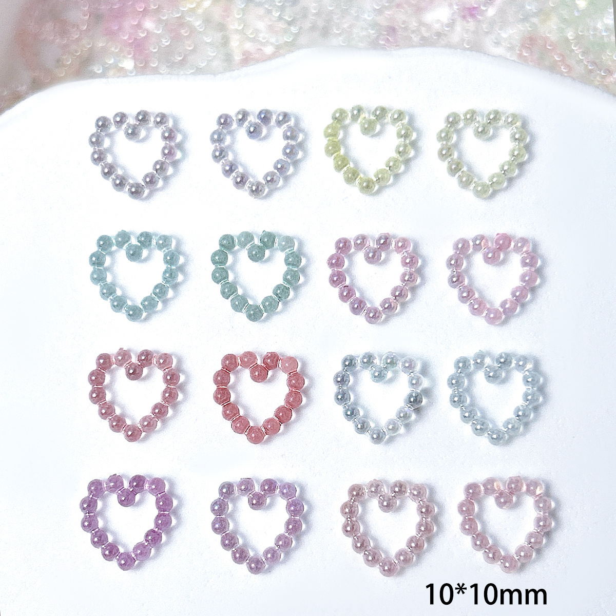 100pc Mixed Macaron Hollow Hea - Resin Art Ring Design 评论和价格