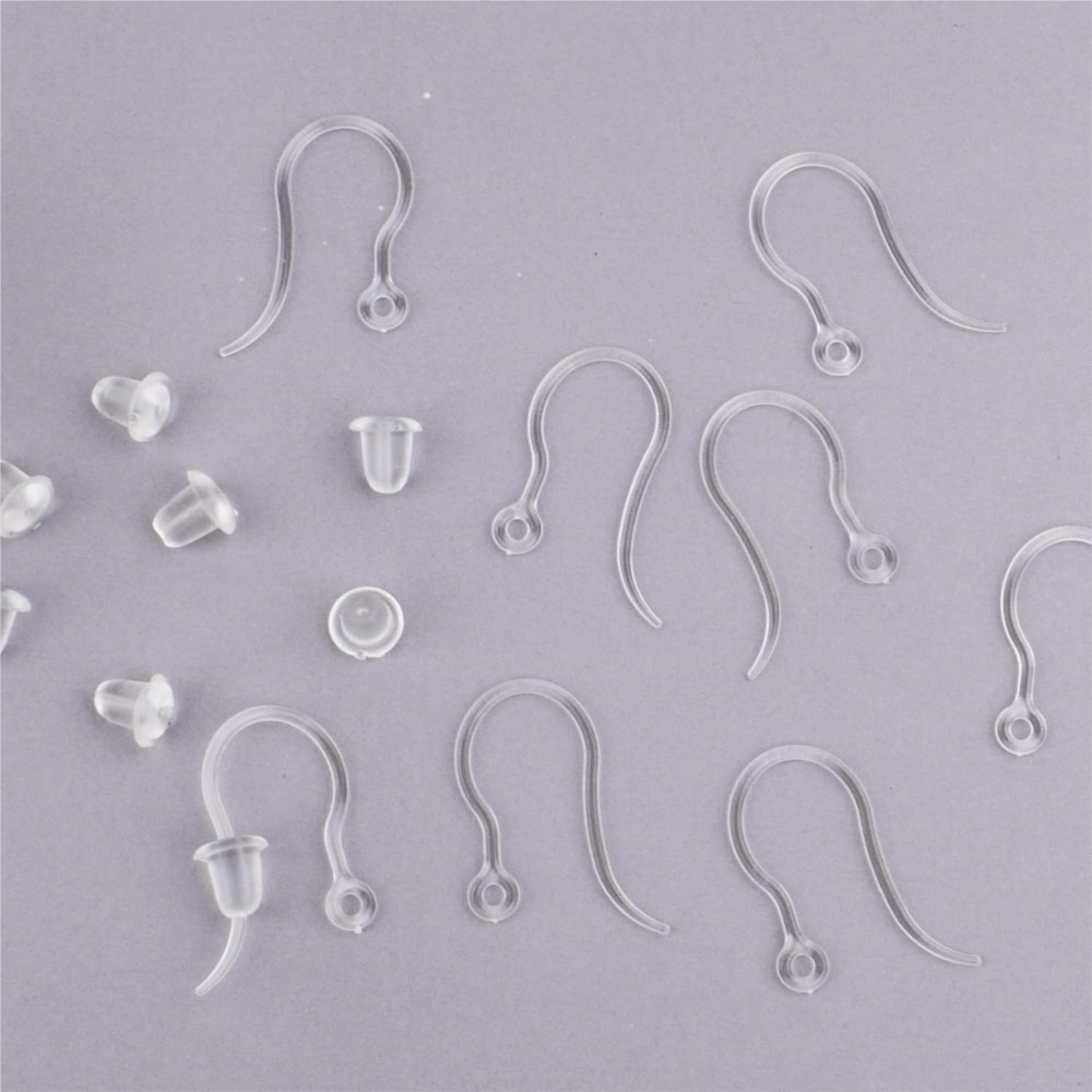 40pcs Clear Plastic Earring Ho - Resin Art Diy Kit 评论和价格