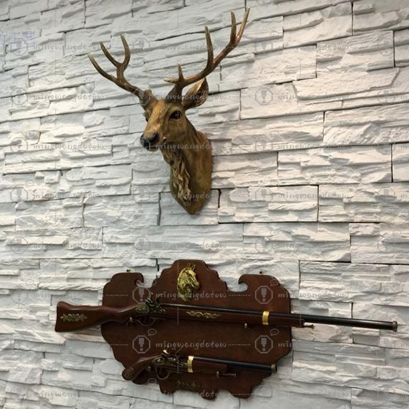 Faux Deer Head 17 inch Faux An - Resin Art Resin 评论和价格