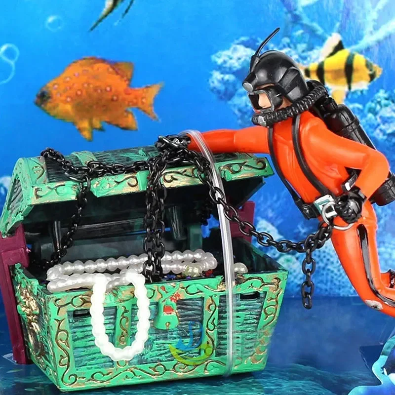 Resin Treasure Hunter Diver Fi - Resin Art Underwater 评论和价格