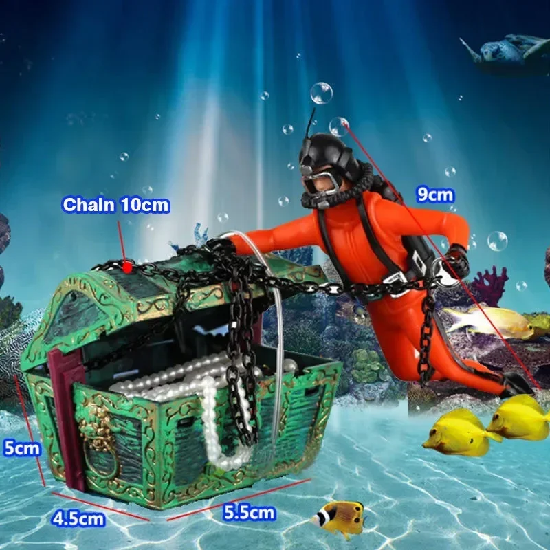 Resin Treasure Hunter Diver Fi - Resin Art Underwater 评论和价格