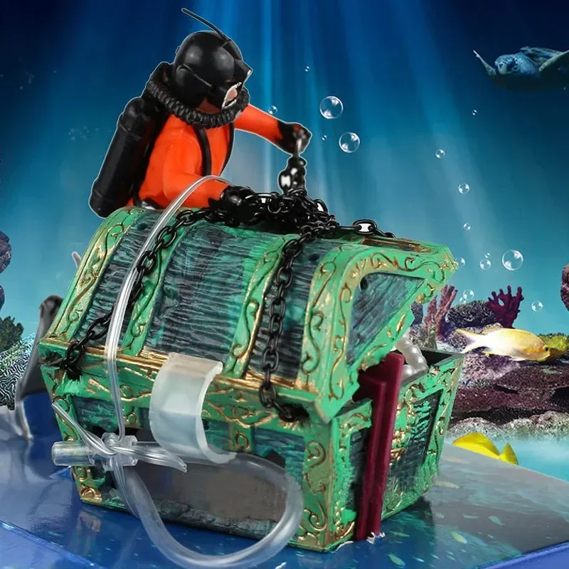 Resin Treasure Hunter Diver Fi - Resin Art Underwater 评论和价格