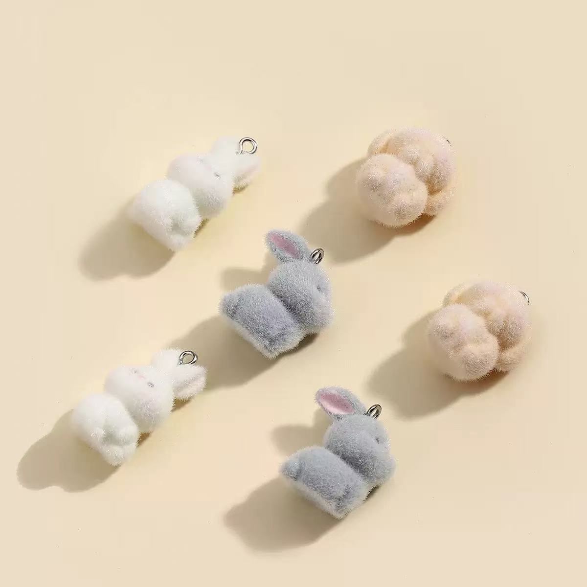 10pcs Flocking Little Rabbit R - Resin Art Diy Kit 评论和价格