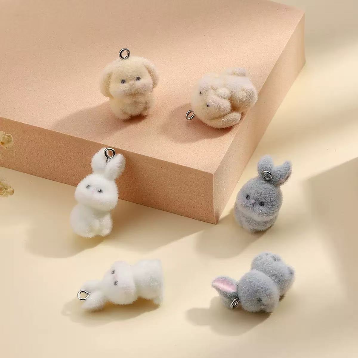 10pcs Flocking Little Rabbit R - Resin Art Diy Kit 评论和价格